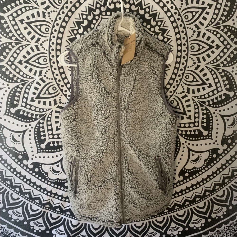 THREAD & SUPPLY- Fuzzy Vest